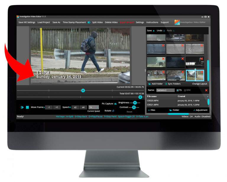 Investigation Video Editor AllInOne Program to Edit Surveillance Video